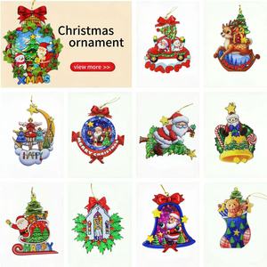 Adorno <span class=keywords><strong>de</strong></span> Resina Encantador <span class=keywords><strong>de</strong></span> Santa Luna, Decoración <span class=keywords><strong>de</strong></span> Resina Resistente a la Decoloración para el Árbol <span class=keywords><strong>de</strong></span> <span class=keywords><strong>Navidad</strong></span> del Hogar - Product Image 2