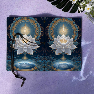 A6 Handmade Văn Phòng Máy Tính Xách Tay Có Thể Thay Thế <span class=keywords><strong>Sheets</strong></span> Dày Cổ Điển Giấy Hoàn Hảo Cho Sự Nghiệp Các Chuyên Gia Với Lotus Mandala Toàn Cầu - Product Image 6