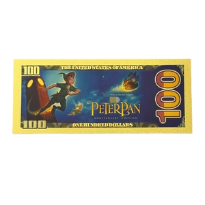 Billet de banque <span class=keywords><strong>Peter</strong></span> <span class=keywords><strong>Pan</strong></span> 2026 en or plaqué 24 carats pour cadeaux - Product Image 4
