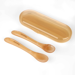Bán buôn BPA free mềm Silicone bé muỗng và <span class=keywords><strong>Fork</strong></span> Set cho học tập ăn uống Nguồn cung cấp - Product Image 1
