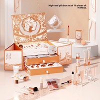 Kotak Hadiah Makeup HLOFF Set 19-piece 520 Hadiah Ulang Tahun Hari Valentine Perlengkapan Makeup