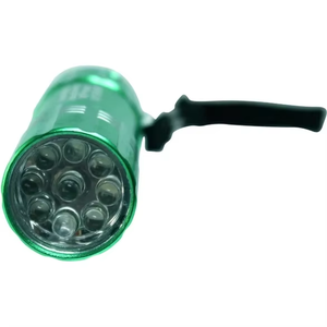 Mini lampe torche promotionnelle 9 LED, lampe torche LED, lampe torche d'extérieur, mini lampe torche, lumière UV ou blanche - Product Image 5