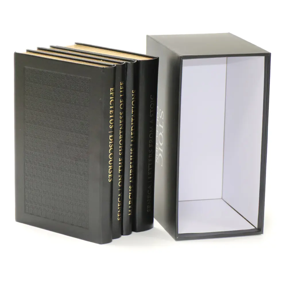Well Designed Cheap Customized High Class Hard Cover Slip Case Bound Book Printing