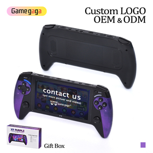 X9 Cầm Tay Trò Chơi Giao Diện Điều Khiển Màu Tím Retro Trò Chơi Máy Nghe Nhạc HD Cổ Điển Trò Chơi Video Màn Hình TV 5.5-Inch Kết Nối - Product Image 2