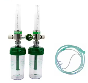 医療用ガスデュアル酸素流量計Lovtecアメリカ標準Ohmedaガスレギュレーター - Product Image 2