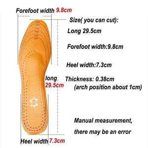 Semelles orthopédiques en <span class=keywords><strong>cuir</strong></span> pour soutien de la voûte plantaire, pour pieds plats, soutien de la voûte plantaire, chaussures orthopédiques, <span class=keywords><strong>semelle</strong></span> pour hommes, femmes, enfants, pour jambes en O/X - Product Image 2