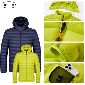 Chaqueta de Plumón Casual para Hombre Driov, para Invierno y Otoño, con Capucha, Material de Poliéster/Algodón - Product Image 3