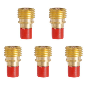 Tig ống kính khí <span class=keywords><strong>Collet</strong></span> cơ thể 45v44 & 13n23 <span class=keywords><strong>Collet</strong></span> (3/<span class=keywords><strong>32</strong></span> "& 2.4mm) cho Tig Hàn ngọn đuốc WP-9, 20 & 25 Series hàng tiêu dùng 10pcs - Product Image 5