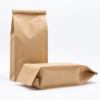 Sachet Doypack en Papier Kraft Écologique Refermable avec Fermeture Éclair, Qualité Alimentaire, pour Emballage de Poudre d'Épices, Logo Personnalisé