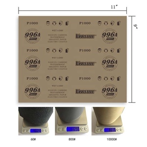 9x11 pouces carbure de silicium papier abrasif étanche disque de ponçage <span class=keywords><strong>feuille</strong></span> de papier de verre pour voiture métal <span class=keywords><strong>bois</strong></span> meubles polissage - Product Image 2
