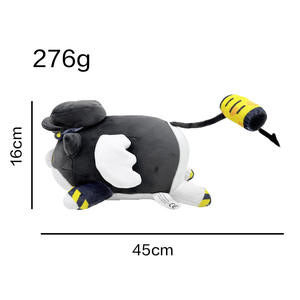 Logo personnalisé MURDER <span class=keywords><strong>DRONES</strong></span> EN PELUCHE Jouet Chien Tueur En Peluche Animal Poupées Dessin Animé Doux Coussin Coussin Décoration de La Maison En Gros - Product Image 5