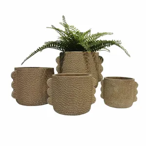Wholesale eco-friendly Garden Succulent Pots Plant Container Flower Cement Pot Pot Planter