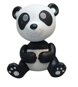 ตุ๊กตาหมีแพนด้าแบบโยกหัวน่ารักและขี้เล่น เหมาะสำหรับตกแต่งคอนโซลรถยนต์ สำนักงาน หรือบ้านของคุณ - Product Image 1