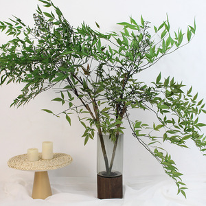 <span class=keywords><strong>Flor</strong></span> Eterna de <span class=keywords><strong>Nandina</strong></span>, Planta Ma Zui Mu Doméstica, <span class=keywords><strong>Flor</strong></span> Real para Decoración de Sala de Estar o Cafetería, Ramas Secas Creativas - Product Image 2