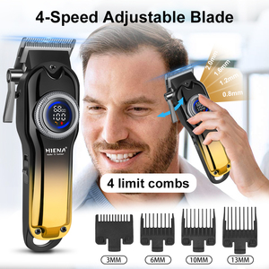 Cortadora de Pelo Eléctrica Inalámbrica, Máquina Profesional para Cortar el Cabello, Kit de Aseo para Barberos, Carga USB, Precio de Fábrica - Product Image 5
