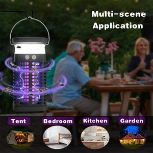 Lampe Solaire Anti-Moustiques Extérieure à Lumière UV Violette, Répulsif Électrique Anti-Moustiques pour Jardin, Cour et Restaurant - Product Image 4