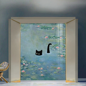 Poster Gatto di <span class=keywords><strong>Van</strong></span> <span class=keywords><strong>Gogh</strong></span> <span class=keywords><strong>Notte</strong></span> <span class=keywords><strong>Stellata</strong></span>, Stampa d'Arte di Lusso con Cornice e Base di Supporto per Camera <span class=keywords><strong>da</strong></span> Letto, Soggiorno, Bagno, Decorazione Estetica - Product Image 2