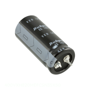 Condensateur original 400VXH820MEFCSN35X50 traversant, en aluminium, 820µF 20% 400V SNAP TH 820 µF - Product Image 1