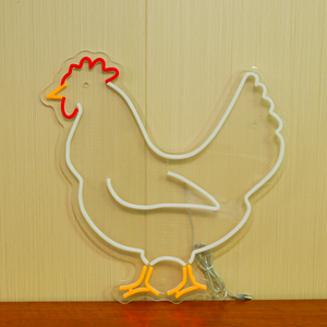 Letrero Luminoso Personalizado con Letras Iluminadas, Publicidad Acrílica de Bienvenida, Letreros de Neón LED con Forma de Gallina, Fabricación - Product Image 2
