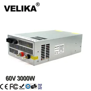 S-3000-60 de tensión constante, 3000W 60V 50A LED conductor de alta calidad Industrial o serie de alimentación de conmutación