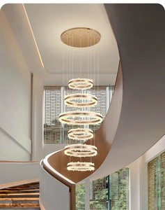 โคมไฟเพดาน LED หรูหราแบบนอร์ดิกที่ทันสมัยโคมไฟระย้าสำหรับโต๊ะอาหารและโคมไฟระย้า - Product Image 3