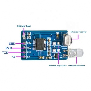 IR Infrared Remote Transmitter <b>Receiver</b> <b>Wireless</b> Module Infrared Decoding Encoding Module <b>Wireless</b> Serial Communication NEC Code - Product Image 5