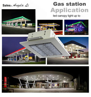 Module LED pour éclairage de canopée avec lentille à 30/60/90 degrés, certifié CE SAA, pour station-service, aire de jeux, entrepôt, garage, cour arrière, 100W, 150W, 300W