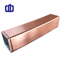 Tube carré en cuivre pour CCM |   Pièce de rechange personnalisée pour machine de coulée continue pour ligne de coulée de billettes - TP2 / CuAg / Cu-Cr-Zr