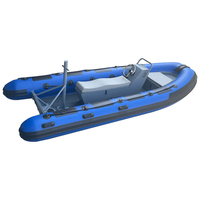 Bateau gonflable semi-rigide en aluminium Hypalon/PVC Rhib 480 de 16 pieds à vendre