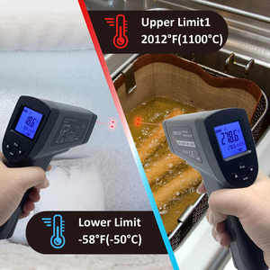 Thermomètre numérique IR sans contact pistolet thermomètre Laser industriel en plastique pour huile <span class=keywords><strong>de</strong></span> cuisson et BBQ Instrument <span class=keywords><strong>de</strong></span> température numérique - Product Image 4