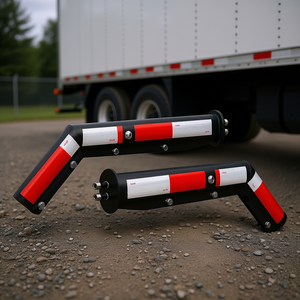 Soportes angulares con resorte para guardabarros D0100XUTXTY, espaciado de tornillos de 1-1/8 pulgadas para semirremolques, piezas de camiones - Product Image 2