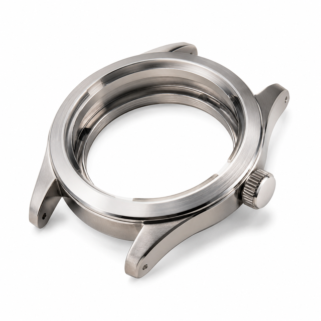 Stainless Steel High Precision CNC Machined Watch for & Housing Luxury Timepiece Component Custom OEM Manufacturing Drilling