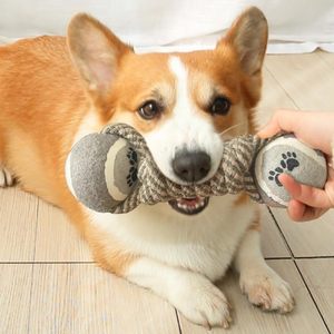 Nouveauté, vente en gros, jouet à mâcher interactif pour chien en coton écologique, corde durable - Product Image 3
