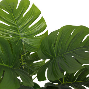 Plantas Artificiales Realistas de Hoja Grande en Maceta para Decoración de Exteriores, Venta al Por Mayor - Product Image 3