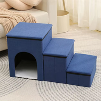 Rampe pour chien pour escaliers, portable, multifonctionnelle, pliable, rampe et escalier pour chien et chat, matériau durable, amovible, lavable