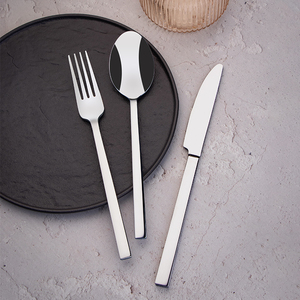 Wholesale Hotel &amp; Restaurant Supplies Hotel Stainless Steel <strong>Cutlery</strong> Set Spoon Fork Knife Western Restaurant <strong>Cutlery</strong> Set - Product Image 1