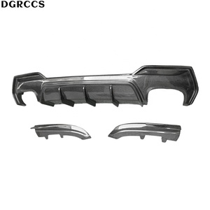 Difusor Trasero de Fibra de Carbono Estilo 3D para Serie 4 G22 G23 2020-2024, Lip Trasero para Parachoques - Product Image 2