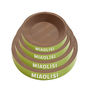 Cat Coçar Board gato Lixo All-in-one Tigela Tipo De Papel Ondulado Garra Bacia Oval Resistente ao desgaste Cat Coçar Board - Product Image 3