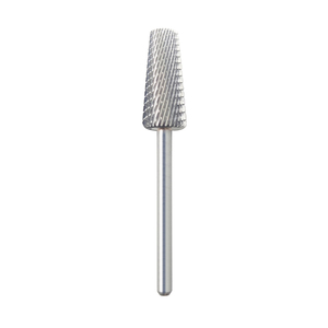 Fraise à ongles en carbure à tête plate 5 en 1, logo personnalisé, fraise rotative en acier au tungstène, lime à ongles électrique, fraise pour salon de manucure - Product Image 3