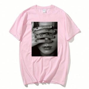 High Quality Cotton Unisex <b>T</b>-Shirt Men's Short Sleeve Casual Streetwear with Logo Printing Customizable Large Size - Product Image 3