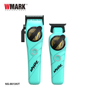 WMARK NG-8613KIT ecologicamente batteria ricaricabile tagliacapelli <span class=keywords><strong>uomo</strong></span> dettaglio Trimmer blu ad alta velocità Kit barbiere <span class=keywords><strong>per</strong></span> il salone - Product Image 1