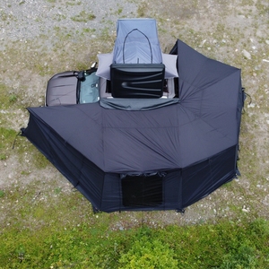 Toldo Lateral para <span class=keywords><strong>Coche</strong></span> de Aluminio Ligero para Acampar al Aire Libre, Protección Solar de 270 Grados, Toldo Extensible de 360 Grados, Pared Lateral para Tienda de Campaña - Product Image 1