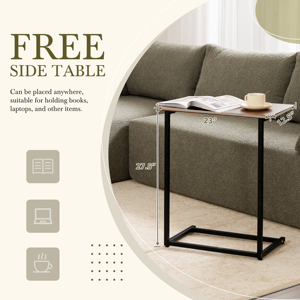 Modern Minimalist Contemporary Modular Sectional <b>Sofa</b> Set L-Shape Upholstered Fabric Couch for Living Bedroom Apartment <b>Hotel</b> - Product Image 3