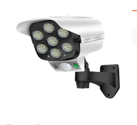 Lampe solaire 77 LED avec détecteur de mouvement 10Watt IP66 étanche projecteur de jardin extérieur alimenté par batterie