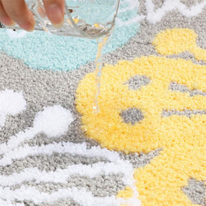 עיצוב חדש פרפר קטיפה רך קטיפה אנטי להחליק מחצלות מים סופג אמבטיה רצפת מחצלת לילדים - Product Image 2