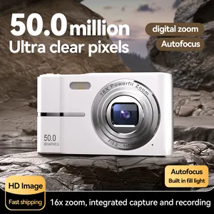Digital Camera For Kids 4k Camera Digital Point And Shoot Camera With 16X Zoom Anti Shake Compact Small Camera For Boys Girls