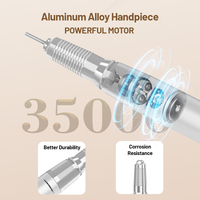 Outil de pédicure professionnel certifié de haute qualité, populaire, 45000 tr/min, perceuse à ongles électrique de bureau 65W
