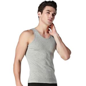 Oferta Especial: Paquete de 3 Camisetas sin Mangas para Hombre, 100% Algodón Tejido, Estilo Deportivo, Cuello Redondo, para Gimnasio - Product Image 2