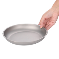 Poêle à frire portable ultra-légère en titane Rover Camel Outdoor 220 mm 800 ml compatible gaz et induction