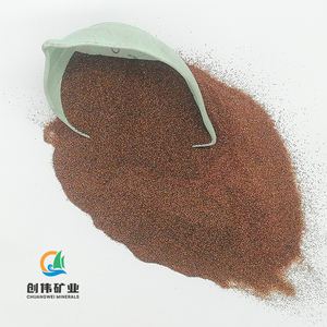 Commercio all'ingrosso miglior prezzo sino naturale granato sabbia 80 maglia per acqua ad alta temperatura di resistenza sabbia granato acqua coltello sabbia - Product Image 3